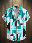 Manfinity Hypemode Men Geo Print Shirt Without Tee - MapleCo