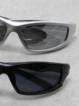 2pcs Unisex Wrap Decor Fashion Glasses Street Shades Accessories