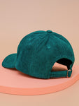 1pc Embroidered Duck Design Corduroy Baseball Cap Casual