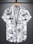 Manfinity RSRT Men Tropical Print Shirt Without Tee - MapleCo