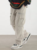 Manfinity EMRG Loose Fit Men's Cargo Pants With Flap Pockets On The Side - MapleCo