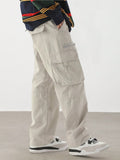 Manfinity EMRG Loose Fit Men's Cargo Pants With Flap Pockets On The Side - MapleCo