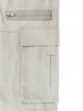 Manfinity EMRG Loose Fit Men's Cargo Pants With Flap Pockets On The Side - MapleCo