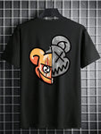 Homme Men Cartoon Graphic Tee - MapleCo