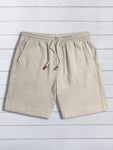 Manfinity Modomio Men Drawstring Waist Slant Pocket Shorts