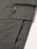 Men Drawstring Waist Cargo Pants - MapleCo