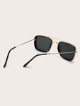 1pair Men Top Bar Aviator Fashion Glasses For Daily Life Elegant Shades Accessories