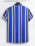 Manfinity Homme Men Striped Print Shirt - MapleCo