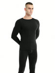 Men's Thermal Underwear Set Fashionable Casual Base Layers Autumn Clothing Set For Autumn And Winter