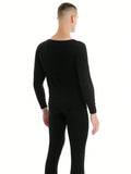 Men's Thermal Underwear Set Fashionable Casual Base Layers Autumn Clothing Set For Autumn And Winter