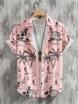 Manfinity RSRT Men Tropical Print Shirt Without Tee - MapleCo