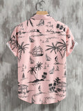 Manfinity RSRT Men Tropical Print Shirt Without Tee - MapleCo