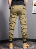 Manfinity Homme Men Flap Pocket Side Cargo Pants - MapleCo