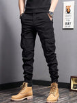 Manfinity Homme Men Flap Pocket Side Cargo Pants - MapleCo