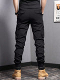 Manfinity Homme Men Flap Pocket Side Cargo Pants