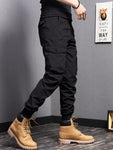 Manfinity Homme Men Flap Pocket Side Cargo Pants - MapleCo