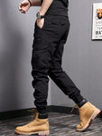 Manfinity Homme Men Flap Pocket Side Cargo Pants