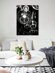 1pc, Party Canvas Decoration, Funny Disco Wall Art, Idea Gift, Disco Ball Light Picture Poster Printing, Home Decor Painting for Living Room, Bedroom, Bar,No Frame