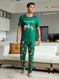 Men Christmas Print Tee - MapleCo