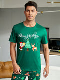 Men Christmas Print Tee - MapleCo