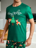 Men Christmas Print Tee - MapleCo