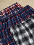 Shein CoupledUp Men 3pcs Plaid Print Drawstring Waist Sleep Pants