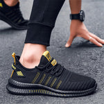 Men\ Sports Leisure Shoes Lightweight Breathable Low-Top Outdoor Fashionable Trendy Running Shoes With Laces