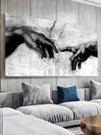 1 Art Canvas Print Poster, Hand Of God Modular Picture, Hand Canvas Wall Art Painting - MapleCo