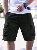 Manfinity Loose Fit Men's Flap Pocket Side Cargo Shorts