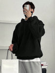 DAZY Men Solid Drop Shoulder Hoodie