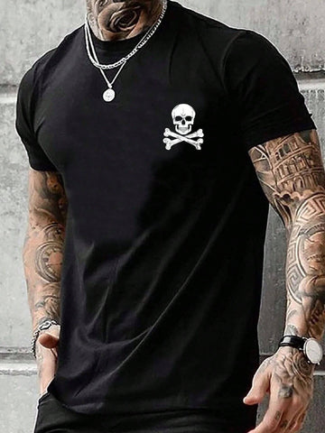 Manfinity LEGND Men Skull Print Tee