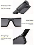 1pc Men Black Plastics Square Trendy Frame Fashion Glasses For Outdoor Travel Daily School Accessories Casual Shades Accessories