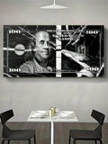 1pc Canvas Print,Inspirational Wall Decor Poster,Waterproof Canvas Art For,Abstract Black 100 Dollars Banknote Wall Painting, Canvas Gifts Wall Art Picture ,Very Suitable Living Room Bedroom Office Family Wall Art and  Home Decor-No Frame - MapleCo