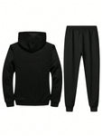 Men Zip Up Thermal Lined Hoodie