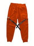 Men 1pc Buckle Strap Detail Flap Pocket Cargo Pants - MapleCo