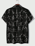 Men's Pattern Printed Short Sleeve Shirt - MapleCo