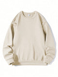 Men's Solid Color Pullover Hoodie, Spring - MapleCo