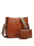 Bag Leopard Strap Crossbody Bag - MapleCo