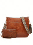 Bag Leopard Strap Crossbody Bag - MapleCo