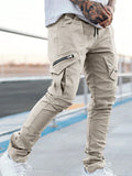 Manfinity EMRG Men's Drawstring Waist Cargo Pants - MapleCo