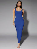 Silquee Solid Form Fitted Tank Dress