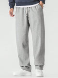 Men's Fall/Winter Straight Leg Knitted Sweatpants