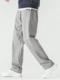 Men's Fall/Winter Straight Leg Knitted Sweatpants