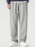 Men's Fall/Winter Straight Leg Knitted Sweatpants