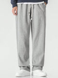 Men's Fall/Winter Straight Leg Knitted Sweatpants