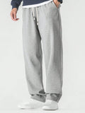 Men's Fall/Winter Straight Leg Knitted Sweatpants