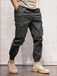 Manfinity Homme Men's Drawstring Waist Cargo Pants - MapleCo