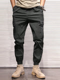 Manfinity Homme Men's Drawstring Waist Cargo Pants - MapleCo