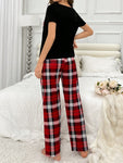 Women's Plaid Pajama Set