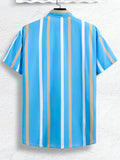 Manfinity Homme Men Striped Print Shirt - MapleCo